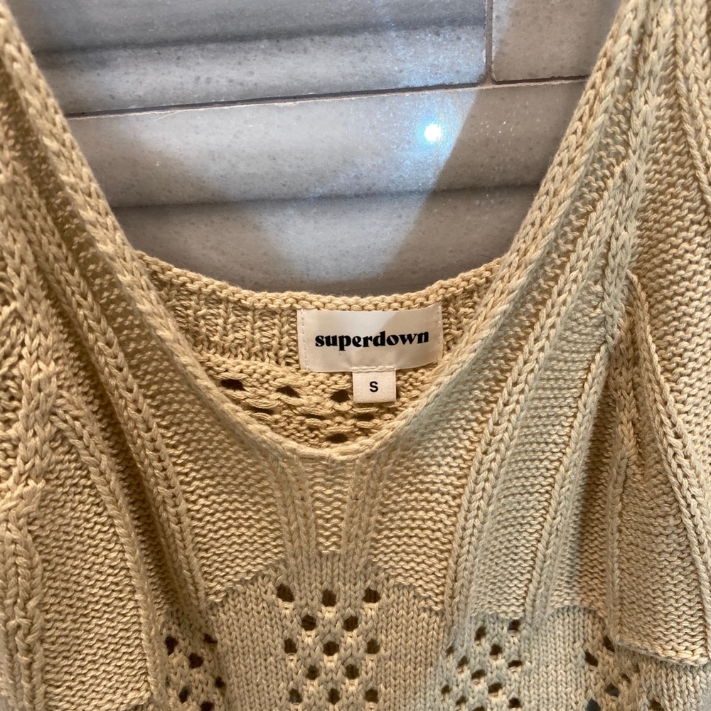 Superdown Crochet Camisole - Picture 3 of 4